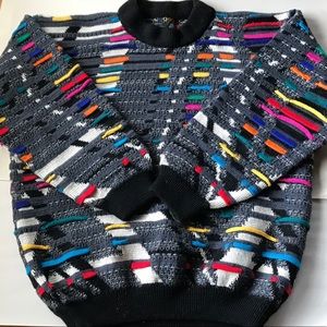 SOLD 🚨Vintage Bright Colors COOGI Sweater XL